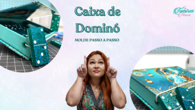 Caixa Dominó Cartonagem (molde + passo a passo) 2021
