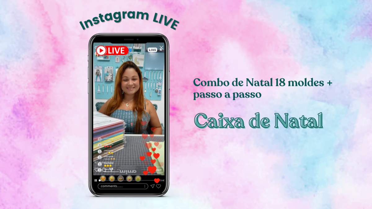 Combo de Natal 18 moldes + passo a passo