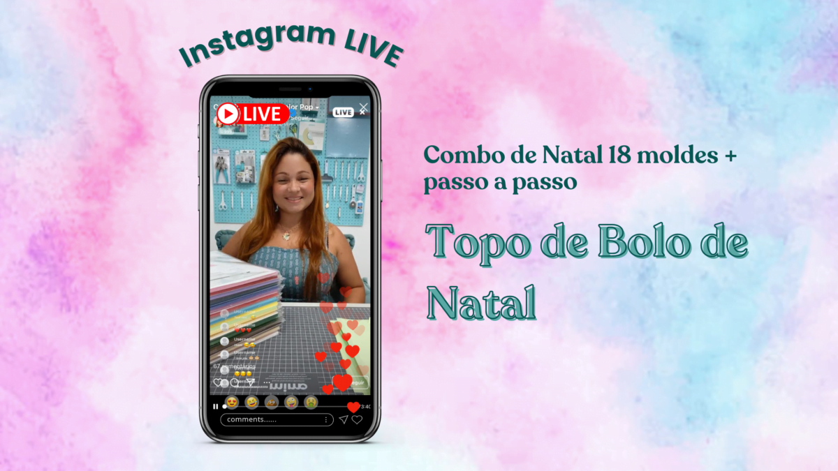 Combo de Natal 18 moldes + passo a passo