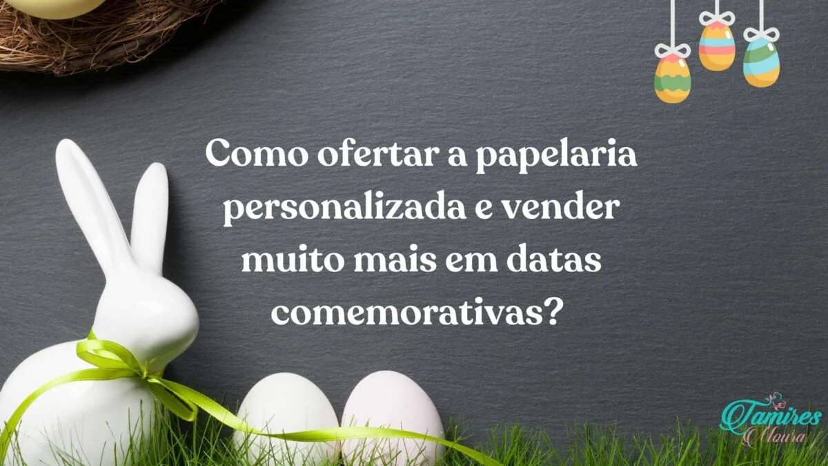 ofertar a papelaria personalizada