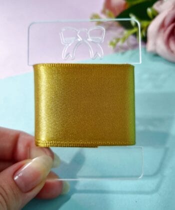 Fita Lisa Dourado 38mm
