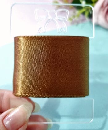 Fita Lisa Marrom 38mm