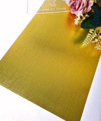 Papel Lamicote Texturizado Dourado