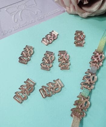 Passante Acrílico 2025 Rose Gold- 5un